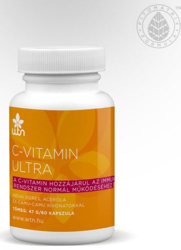 WTN C-vitamin ultra 60 kapszula Indiai egres, Acerola Camu-camu