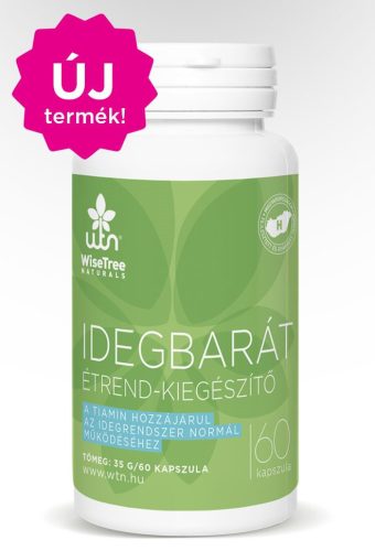 WTN Idegbarát étrend-kiegészítő az ideg rendszer normál működéséhez 60 kapszula