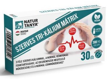 Natur Tanya® Szerves Tri-Kálium Mátrix 30db filmtabletta