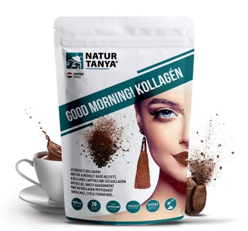 Natur Tanya® Kollagén cappuccino ízű 320 g Good Morning!