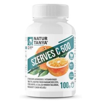 Natur Tanya® Szerves C500 100db rágótabletta