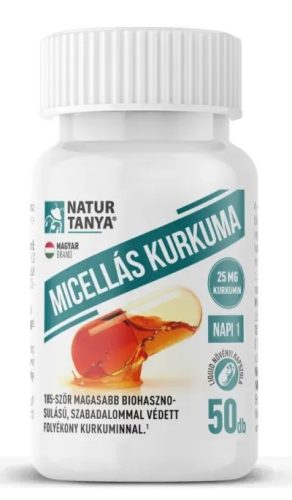 Natur Tanya® Micellás Kurkuma 50db kapszula