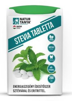 Natur Tanya® Stevia tabletta 200db