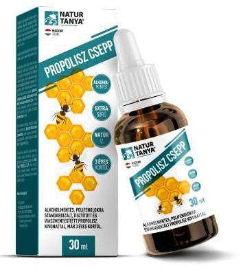Natur Tanya® Propolisz csepp 30ml alkoholmentes, extra sűrű kivonat