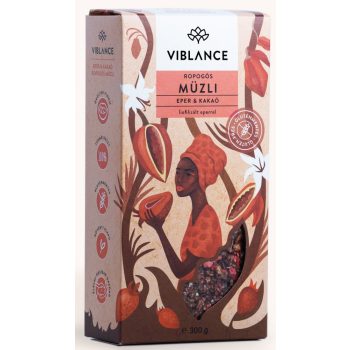 Viblance Eper Kakaó ropogós müzli 300g