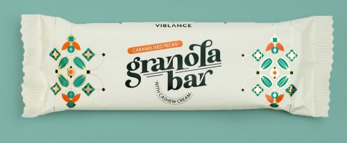 Karamellizált pekándió granola szelet 55g Viblance