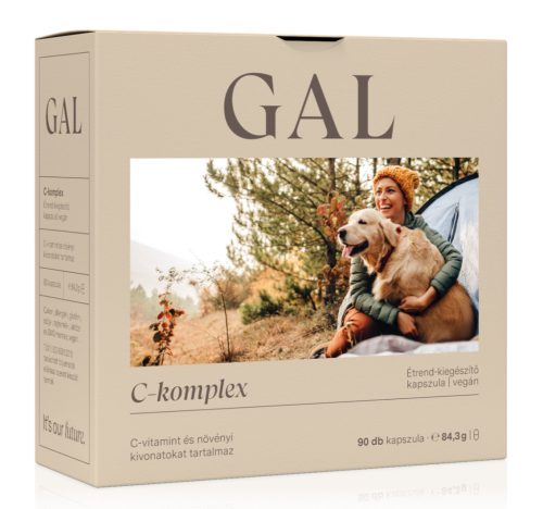 GAL C-komplex 90 db kapszula ÚJ 665,5mg C-vitamin 1 kapszulában