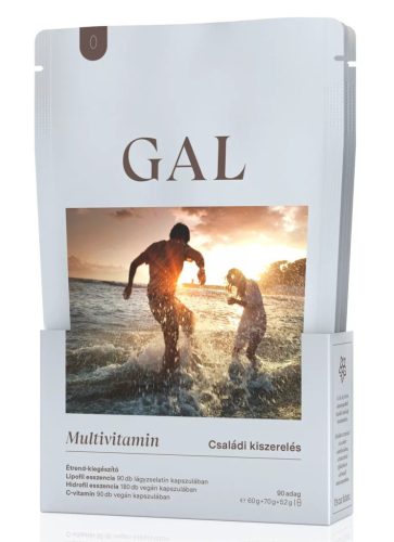 GAL Multivitamin családi kiszerelés 90 lipofil+180 hidrofil+90 C-vitamin kapsz.