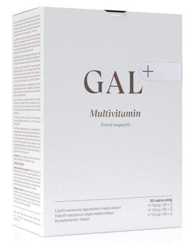 GAL+ Multivitamin 30 napos adag ÚJ 23,4g+45,5g+151,8g