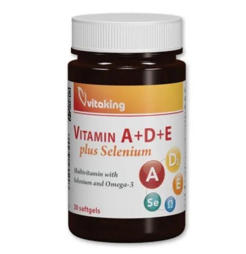 Vitaking A+D+E plus Szelén (30) lágykapszula