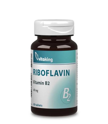 Vitaking B2 vitamin Riboflavin 40mg (60) tabletta