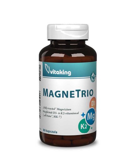 Vitaking MagneTrio D3+K2+ Magnézium biszglicinát (80) kapszula
