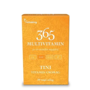 Vitaking 365 Tini Multivitamin csomag 30 napi adag
