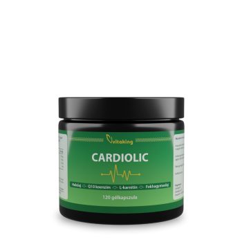   Vitaking Cardiolic (120) gélkapszula Halolaj + Q10 + L-karnitin + Fokhagyma