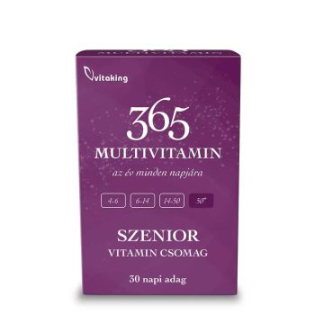 Vitaking 365 Szenior Multivitamin csomag 30 napi adag