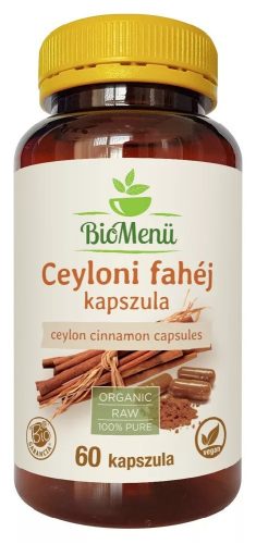 BioMenü BIO Ceyloni fahéj kapszula 60db
