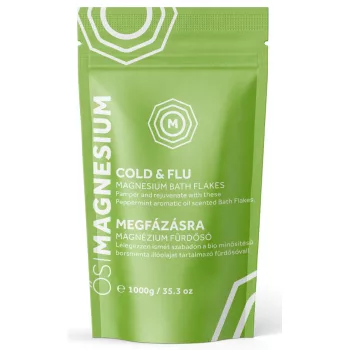   Ősi Magnézium  fürdősó megfázásra 1kg borsmenta illóolajjal