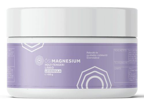 Ősi Magnézium Holt-tengeri lábsó 450g levendulás