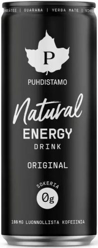 Puhdistamo Natural energy 330ml Original természetes energiaital DRS