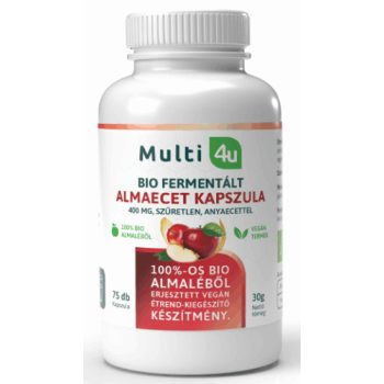 BIO Fermentált almaecet kapszula 400mg 75db Multi 4u
