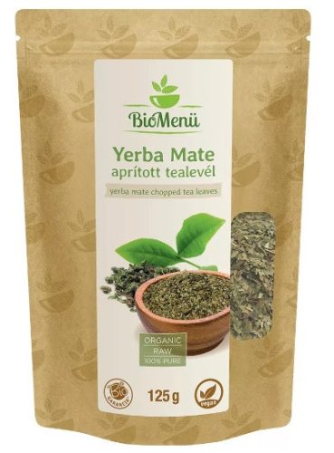 BioMenü BIO Yerba Mate tealevél 125g aprított