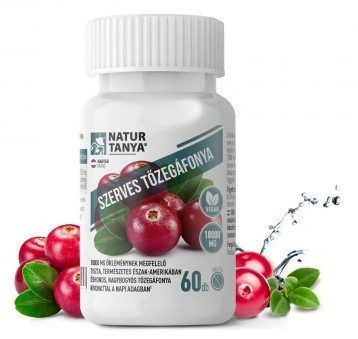 Natur Tanya® Szerves Tőzegáfonya Forte 60db tabletta