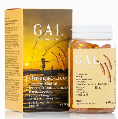 GAL Omega-3 Eco 700mg Omega-3 x 60 lágyzselatin kapszula