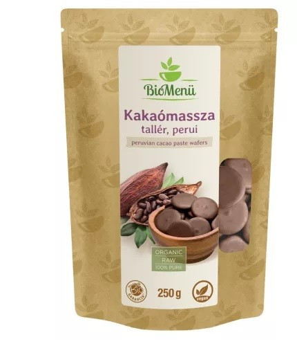 BioMenü BIO Kakaómassza tallér 250g perui