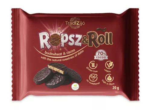 Health Market TradÍZijó Ropsz&Roll Hajdina tallér kakaós 20g
