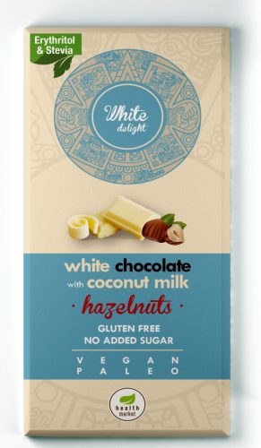 White Delight mogyorós fehércsoki 80g Health Market