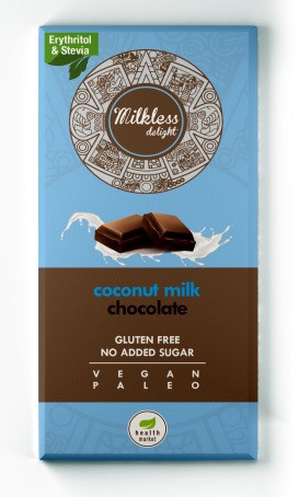 Kókusztejes csokoládé 80g Milkless Delight