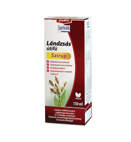 JutaVit Lándzsás útifű szirup 150ml cukormentes