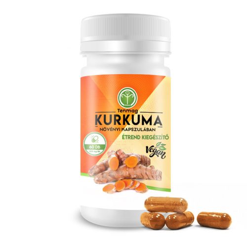 Kurkuma étrend kiegészítő kapszula 60db Tenmag