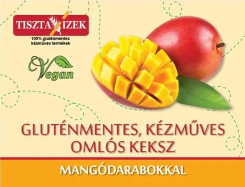 Omlós keksz mangódarabokkal 150g Tiszta Ízek gluténmentes, kézműves