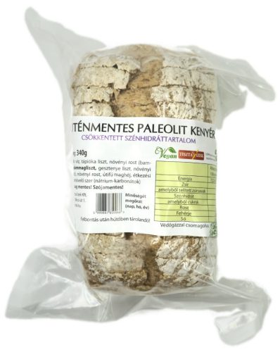 Gluténmentes paleolit kenyér 340g Tiszta Ízek