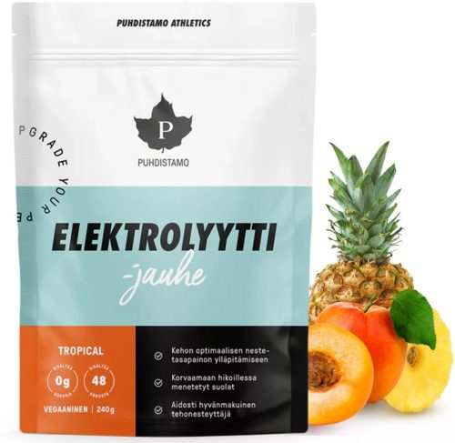 Puhdistamo Elektrolit 240g trópusi ízű italpor