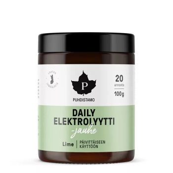   Puhdistamo Daily elektrolyytti 100g lime ízű napi elektrolit italpor