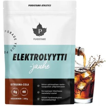Puhdistamo Elektrolit 240g citrom-cola ízű italpor