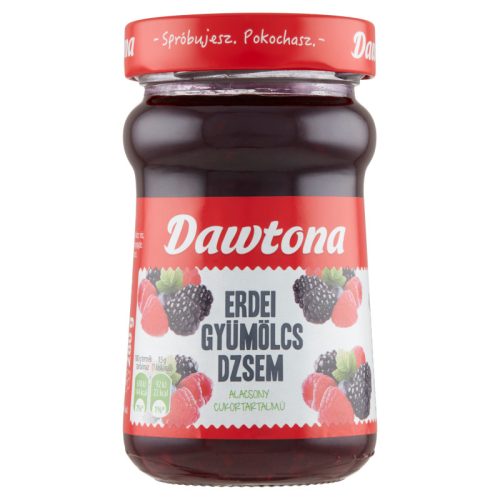 Dawtona alacsony cukortartalmú erdei gyümölcs dzsem 280 g