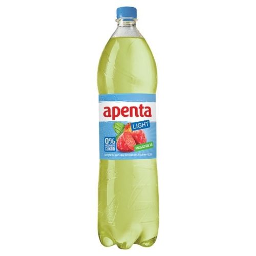 Apenta Light kaktuszfüge ízű üdítőital enyhén szénsavas ásványvízzel, édesítőszerekkel 1,5 l