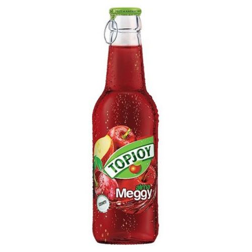 TopJoy gyümölcsital meggy-alma 25% üveges 0,25 l