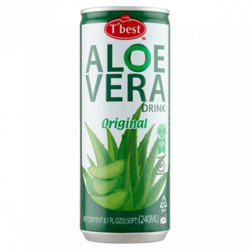 Aloe vera rostos gyümölcsital natúr ízű, 240 ml.