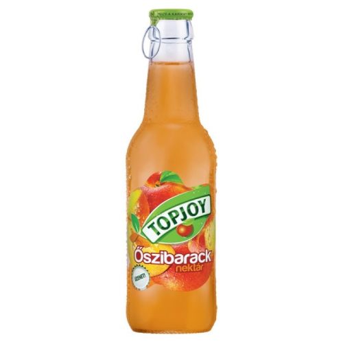 TopJoy gyümölcsital őszibarack 50% üveges 0,25 l