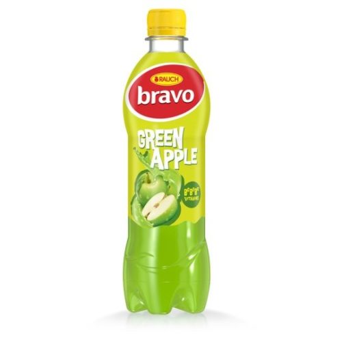 Rauch Bravo gyümölcsital 0,5 l green apple 12 %