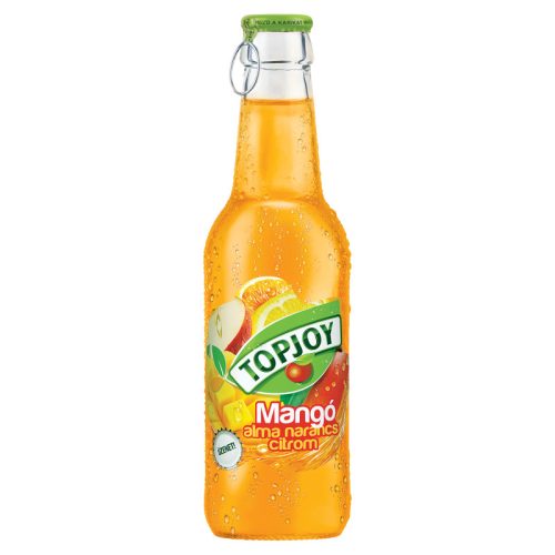 TopJoy gyümölcsital mangó-alma-narancs-citrom 25% üveges 0,25 l