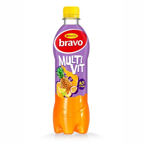 Rauch Bravo multivitamin gyümölcsital 0,5 l vegyesgyümölcs ízű 12%