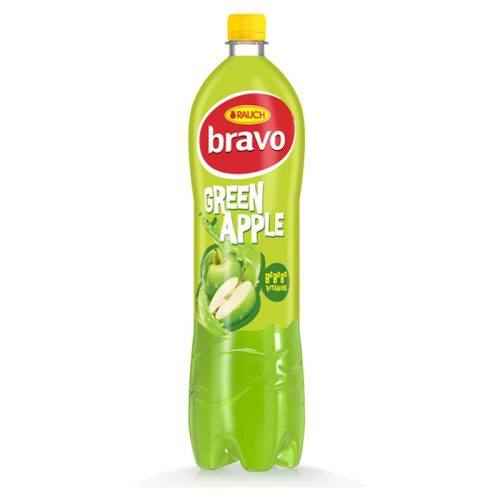 Rauch Bravo gyümölcsital 1,5 l green apple 12 %