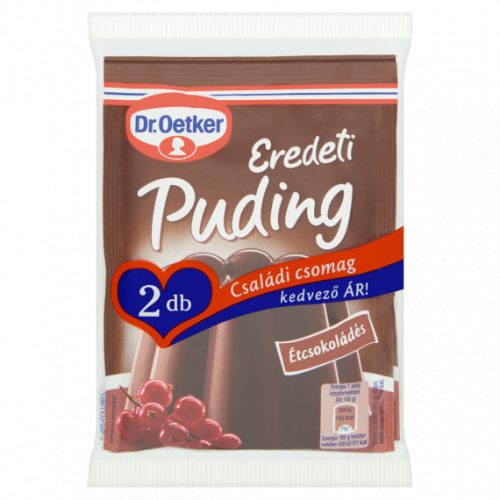 Dr. Oetker Eredeti Puding étcsokoládés pudingpor 2 x 52 g