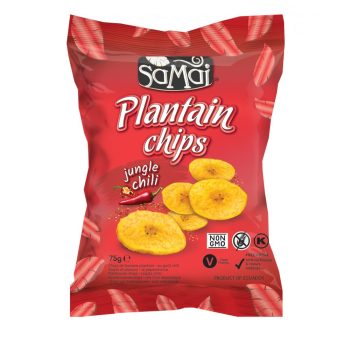   SAMAI Plantain chips csípős chilli 75g főzőbanán Jungle Chili
