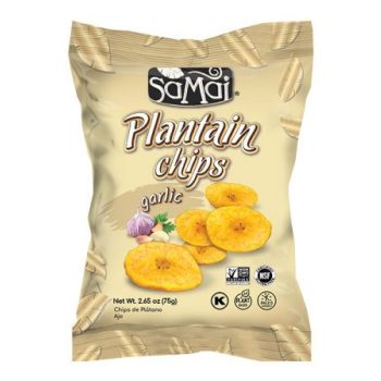 SAMAI Plantain chips fokhagymás 75g főzőbanán Garlic